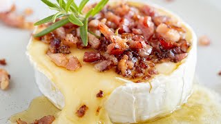 Baked Camembert with Honey 5 Min Recipe [upl. by Buchheim740]