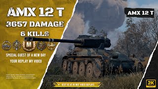 Medal Kolobanov AMX 12 t WITHOUT AMMO  wotreplays 305 [upl. by Wassyngton48]