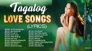 Top 20 Tagalog Love Songs 80s 90s With Lyrics Collection  Nonstop English OPM Love Songs Lyrics [upl. by Notseh]