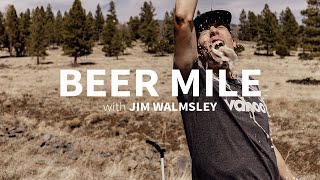 Jim Walmsley Goes After The Beer Mile World Championship 😉 [upl. by Osana]