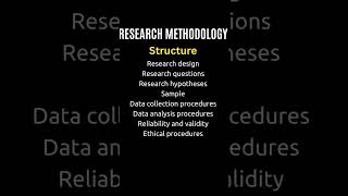 Research methodology outline [upl. by Im]