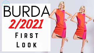 Burda 22021 First Look  Preview  Burdastyle Sewing Magazine [upl. by Eselehs]