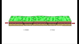 Normal Fault Horst amp Graben [upl. by Nnylimaj]