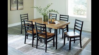 Blondon 7pc Dining Set by Ashley D413425  SpeedyFurniturecom [upl. by Atilam]