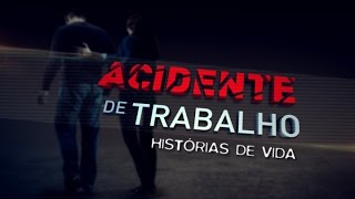 Acidente de trabalho série de reportagens especiais aborda o tema [upl. by Leagiba996]