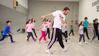 Clases de Hip hop  Infantil  con Adrián Franco Backstreet boys  everybody [upl. by Sirois]