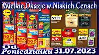 Lidl  Nowa Gazetka Promocyjna  Oszczędzaj z Lidlem Od 31072023  W Lidlu Się Opłaca [upl. by Tahpos]