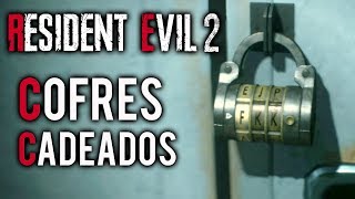 COFRES E CADEADOS  Resident Evil 2 Remake [upl. by Ahsenahs]