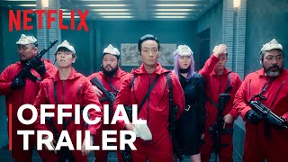 Money Heist Korea  Joint Economic Area  Official Trailer  Netflix [upl. by Anelec297]