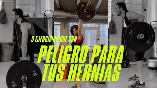 Ejercicios muy peligrosos para tus hernias lumbares [upl. by Niac122]