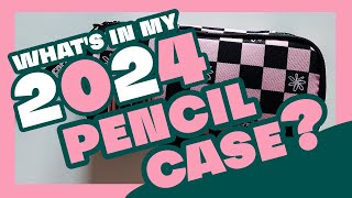 Whats in My Pencil Case  2024 update  uni multipens [upl. by Ateekan]