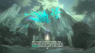 BotW – Freeing Naydra at the Spring of Wisdom Jitan Sami Shrine [upl. by Cori]