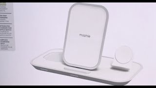 Mophie 3in1 Wireless Charging Stand for iPhone 12 Pro Max Apple Watch Earpods Pro [upl. by Hymen82]