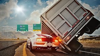 BeamNG Drive  Realistic Freeway Crashes 9 [upl. by Latsyrhc]