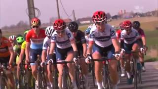 GentWevelgem 2017 elite women  highlights [upl. by Allsun]