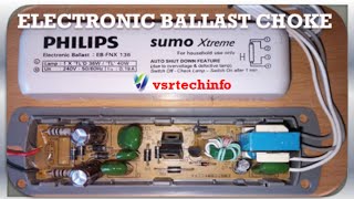 tube light ballast  Electronic Ballast Choke Working Principle  How to install electronic choke [upl. by Shermie468]