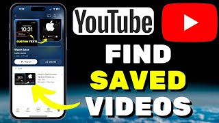 How To Find Saved Videos On YouTube  Full Guide 2024 [upl. by Gilbye]