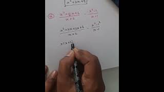 Simplifying the algebraic expression in fractions in maths for class 9 [upl. by Ennaitsirk]