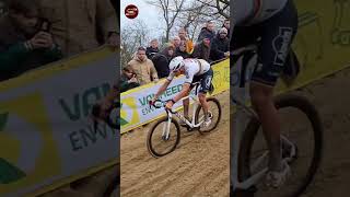 Mathieu van der poel VS Wout van aert Cyclocross koksijde 2022 [upl. by Benge]