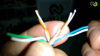 Crimpagem conector RJ45 [upl. by Tades]