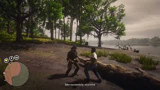 RDR2 Algie Davison Debt Gets Recovered Spontaneously While Talking to Him Weird as Fck Glitch [upl. by Rehtaeh]