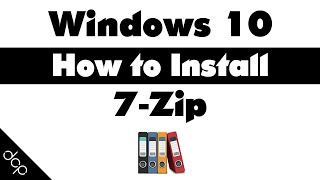 How to install 7Zip on Windows 10 [upl. by Atsira100]