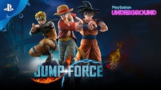 Jump Force Gameplay  PlayStation Underground [upl. by Karen]