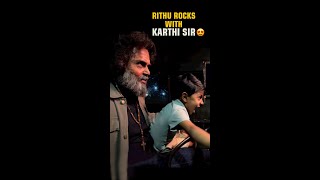 Rithu Rocks with KARTHI sir ❤️ SARDAR Deepavali 💥 [upl. by Nagram462]