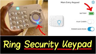 ✅Ring Security System Keypad Battery Life Check Cost Settings amp Charging HD Review [upl. by Lolanthe]