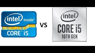 i5 2nd Gen vs i5 10th Gen CPU Gamer Benchmark [upl. by Maxma207]