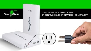 Portable Power Supply  Worlds Smallest Battery with AC 110V Wall Outlet [upl. by Wyly637]