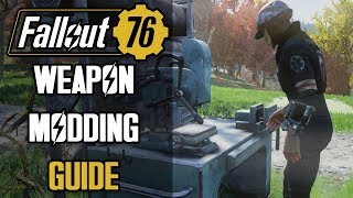 Fallout 76 Weapon Crafting Guide  All You Need To Know About Obtaining Weapon Mods amp Applying Them [upl. by Sabu572]