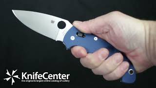 Spyderco Manix 2 XL Ball Bearing Lock Folding Knife [upl. by Evadne]