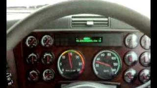 Engine sound in Freightliner Argosy C16 600 hp [upl. by Mcgurn]