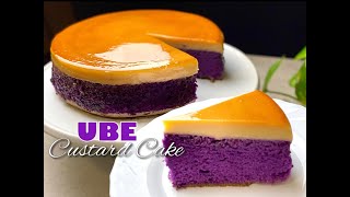 UBE CUSTARD CAKE I Perfect Christmas Dessert [upl. by Neela]