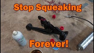 How to Fix Polyurethane Bushing Squeak Permanently [upl. by Yehudi]