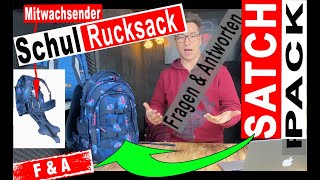 Satch Pack Antworten zu deinen Fragen Schulrucksack ab 5 Klasse II TRAVELLIEBE [upl. by Edac810]