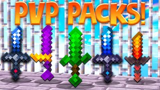 TOP 5 MCPE PVP Texture Packs NO LAG 120  Minecraft Bedrock [upl. by Maurreen982]