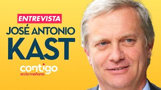 José Antonio Kast  Propuestas y entrevista  Contigo a La Moneda [upl. by Trudi]