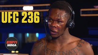 Israel Adesanya is in the UFC to prove himself right  UFC 236  ESPN MMA [upl. by Aleafar]