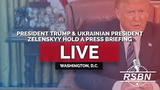 LIVE REPLAY Pres Trump and Ukrainian President Zelenskyy Meet and Hold a Press Briefing  22825 [upl. by Stein]