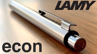 【独特なシンプルさ × 書きやすい】LAMY econ  ラミー イコン の開封！【シャーペン文房具stationery文具用品문구】 [upl. by Wilone]