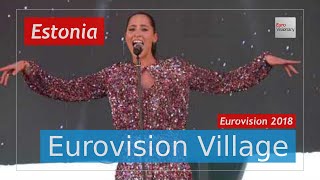 Elina Nechayeva Estonia  La Forza Special Edition LIVE  Eurovision Village Eurovision 2018 [upl. by Wehrle970]