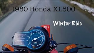 Vintage Honda XL500 Motorcyle riding [upl. by Milena]