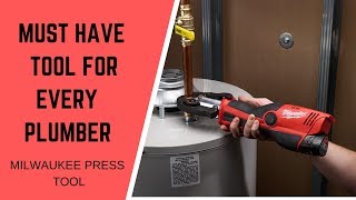 The Milwaukee M12 Press Tool A Must For Every Plumber [upl. by Prader678]