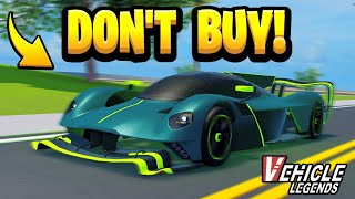 WORST Cars to Buy in ROBLOX Vehicle Legends [upl. by Ennael266]