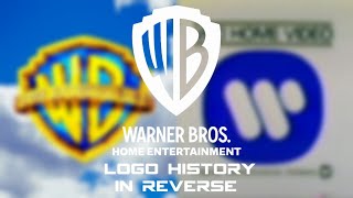 Warner Bros Home Entertainment logo history in reverse [upl. by Nhguaved]