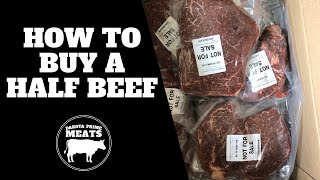 How to Buy a Half Cow for Meat [upl. by Anwahsat]