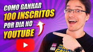 COMO CRESCER NO YOUTUBE 2021 E GANHAR 100 INSCRITOS POR DIA [upl. by Nirag]