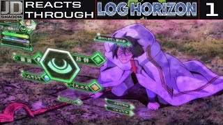 Log Horizon Episode 1 The Apocalypse  JD Reacts Through [upl. by Neill420]